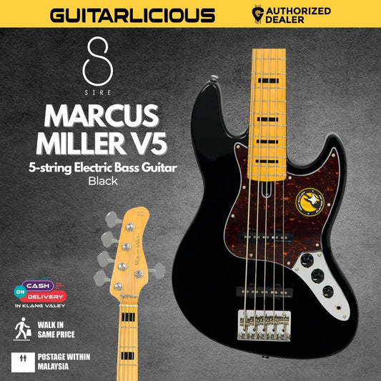 Sire Marcus Miller V5 5-String Bass Guitar - Black