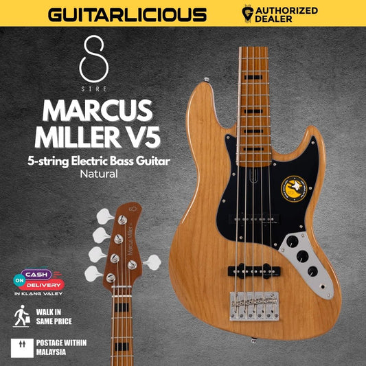 Sire Marcus Miller V5 5-String Bass Guitar - Natural