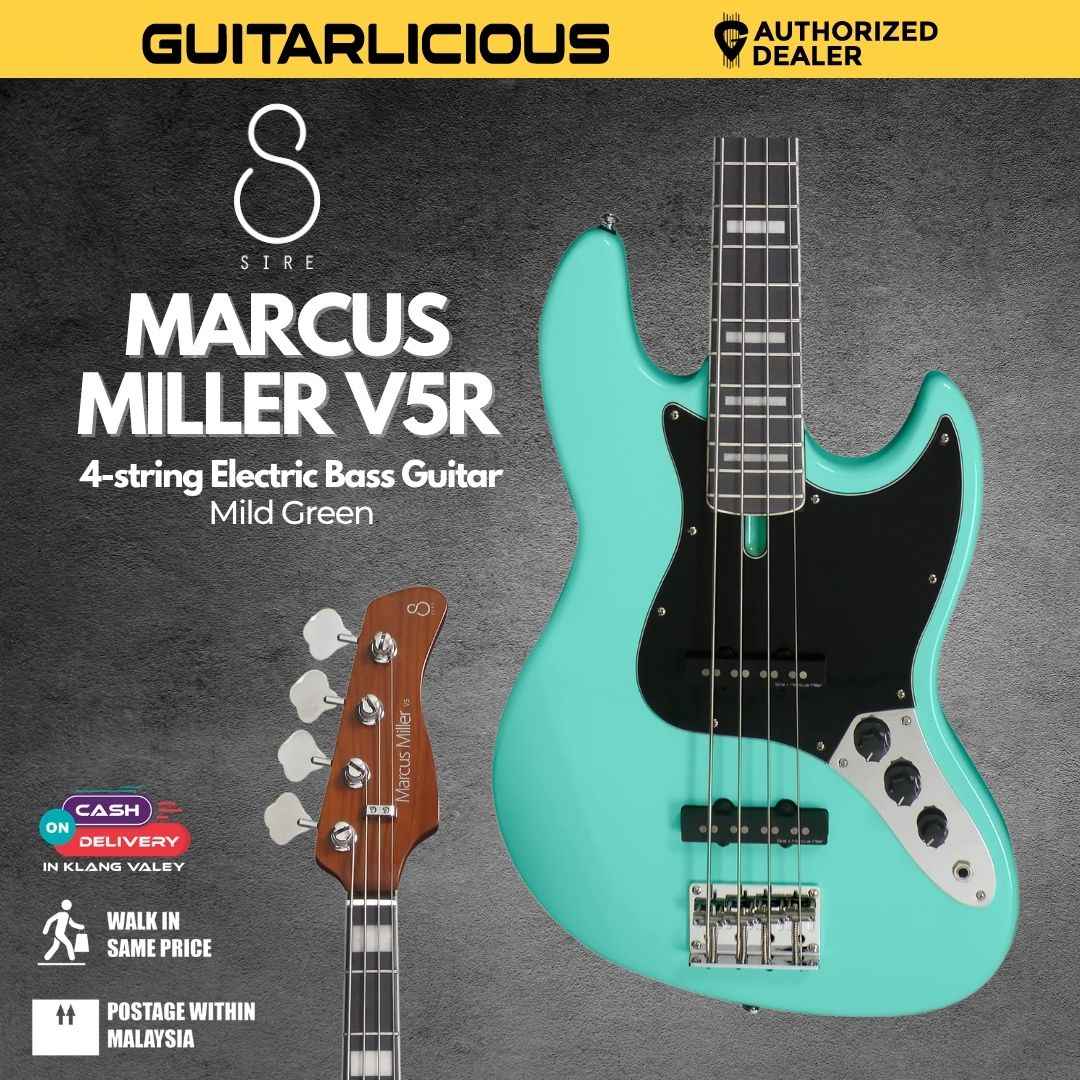 Sire Marcus Miller V5R 4-String Bass Guitar - Mild Green