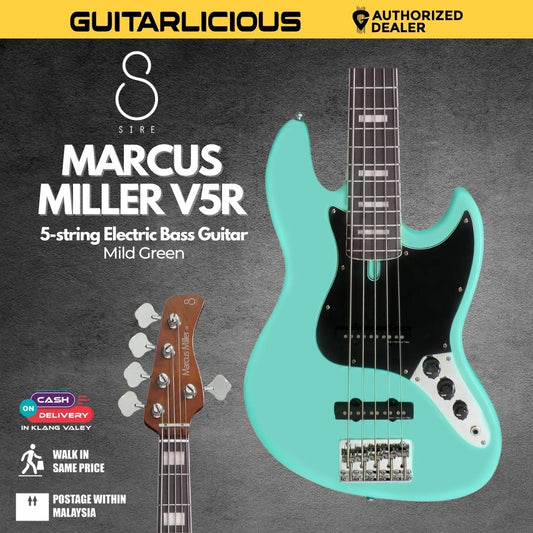 Sire Marcus Miller V5R 5-String Bass Guitar - Mild Green