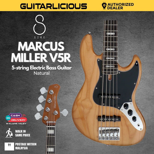 Sire Marcus Miller V5R 5-String Bass Guitar - Natural