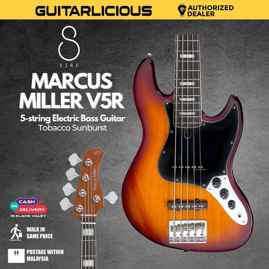 Sire Marcus Miller V5R 5-String Bass Guitar - Tobacco Sunburst