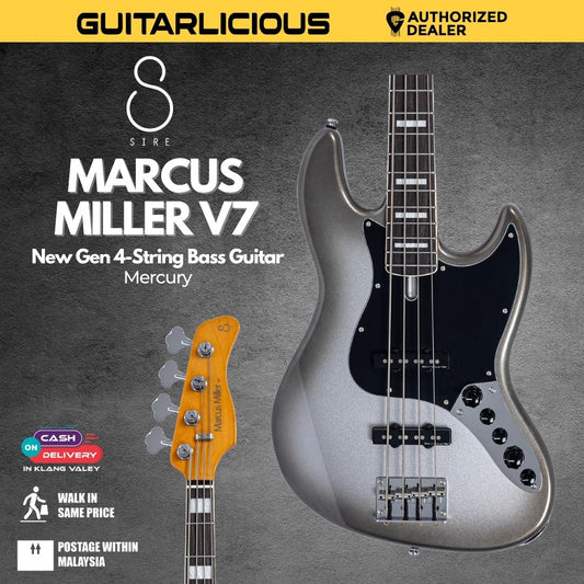 Sire Marcus Miller V7 New Gen 4 String Electric Bass Guitar - Mercury