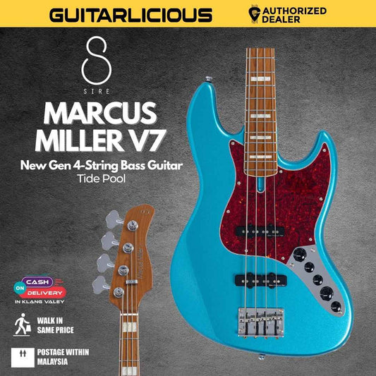Sire Marcus Miller V7 New Gen 4 String Electric Bass Guitar -  Tide Pool