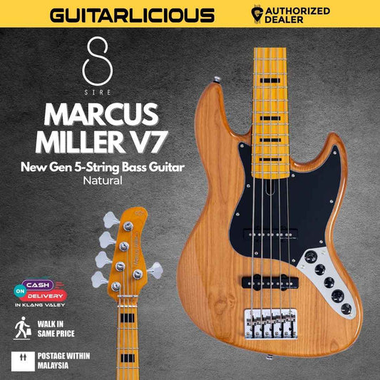 Sire Marcus Miller V7 New Gen 5 String Electric Bass Guitar - Natural