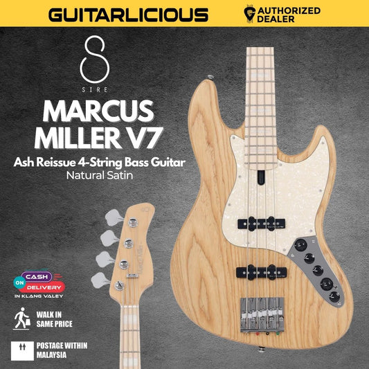 Sire Marcus Miller V7 Ash Reissue 4-String Bass Guitar - Natural Satin