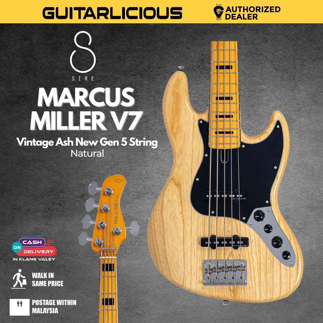 Sire Marcus Miller V7 Vintage Ash New Gen 5 String Electric Bass Guitar