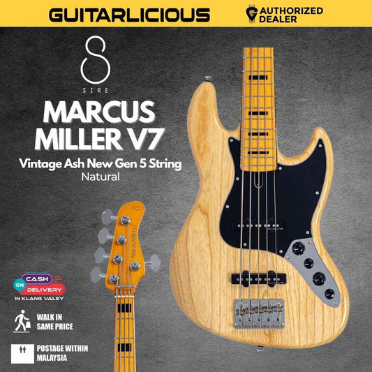 Sire Marcus Miller V7 Vintage Ash New Gen 5 String Electric Bass Guitar