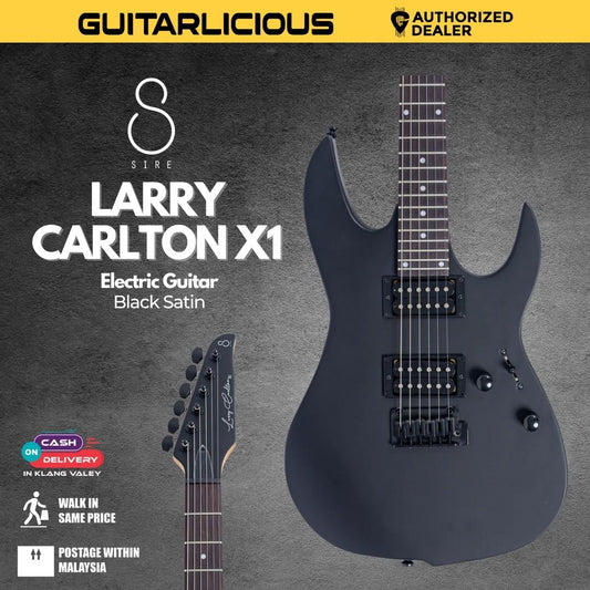 Sire Larry Carlton X1 Electric Guitar - Black Satin