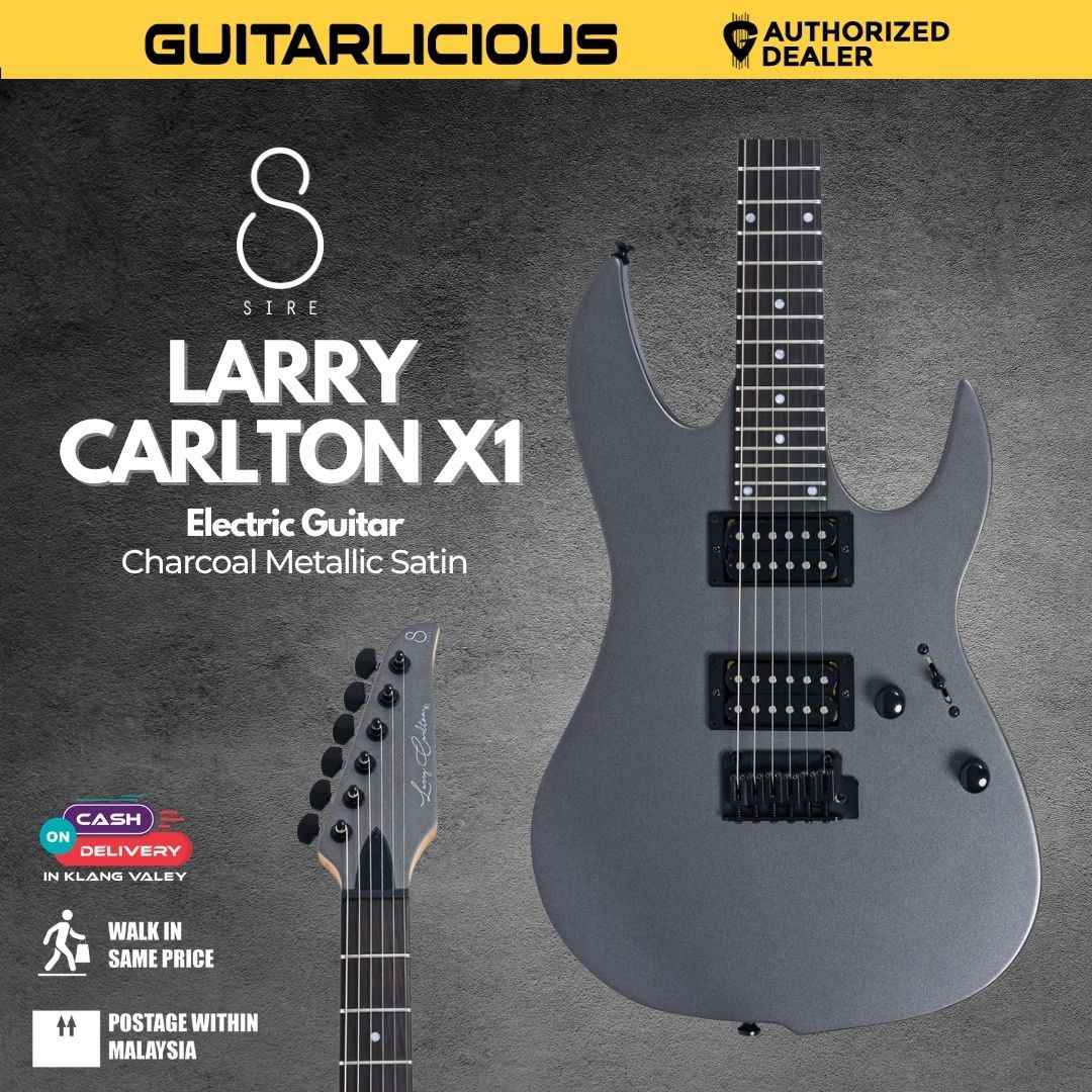 Sire Larry Carlton X1 Electric Guitar - Charcoal Metallic Satin