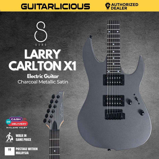 Sire Larry Carlton X1 Electric Guitar - Charcoal Metallic Satin