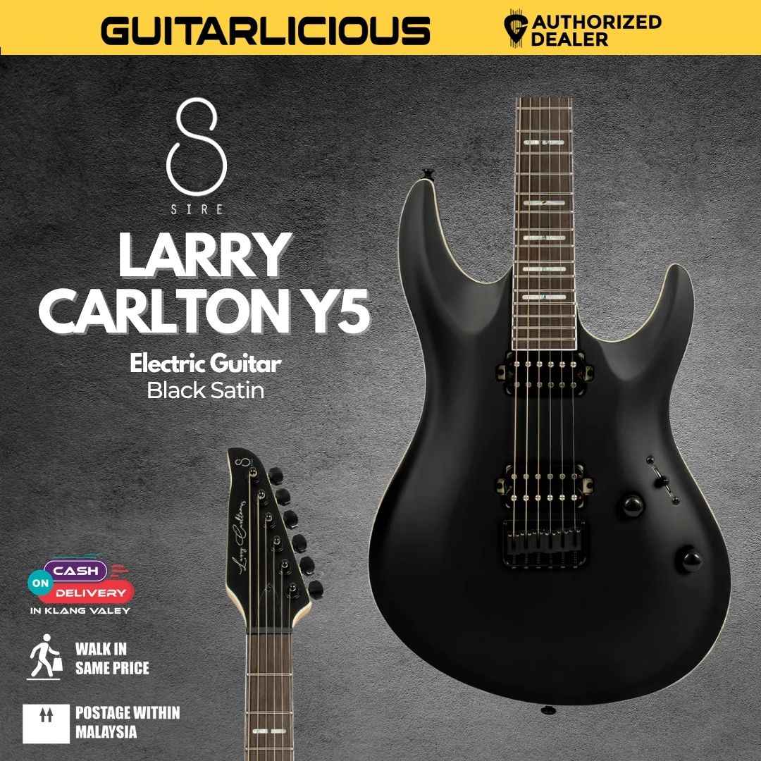 Sire Larry Carlton Y5 Electric Guitar - Black Satin