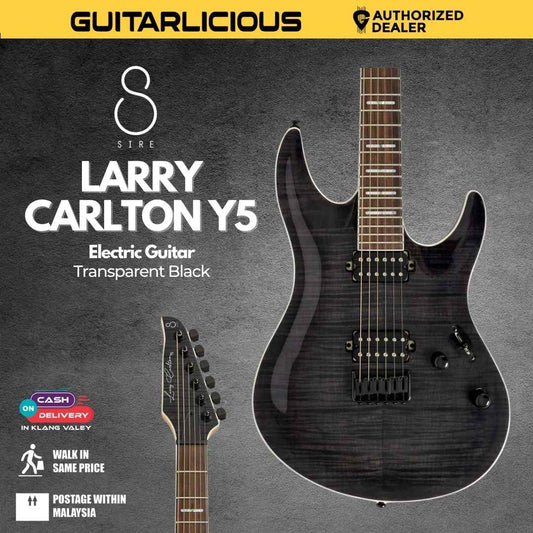 Sire Larry Carlton Y5 Electric Guitar - Transparent Black