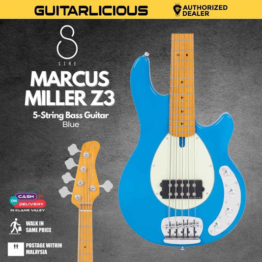 Sire Marcus Miller Z3 5-String Bass Guitar - Blue