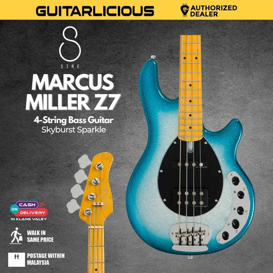 Sire Marcus Miller Z7 4-String Bass Guitar - Skyburst Sparkle