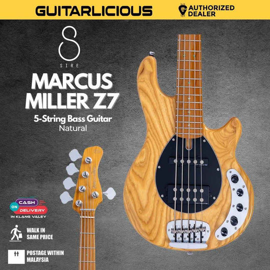 Sire Marcus Miller Z7 5-String Bass Guitar -  Natural