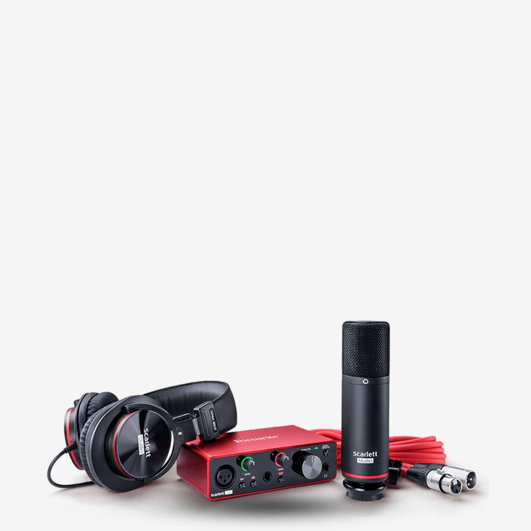 Focusrite Scarlett Solo Studio Pack (4th Gen) USB Audio Interface