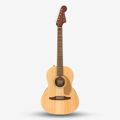 Fender Sonoran SCE 3/4 36inch Mini Steel Strings Acoustic Guitar w/Bag, Walnut FB , Natural