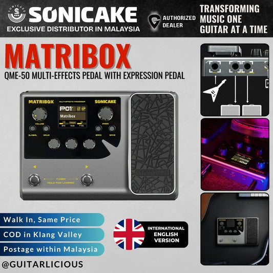Sonicake QME-50 Matribox Multi-effects Processor With Expression Pedal