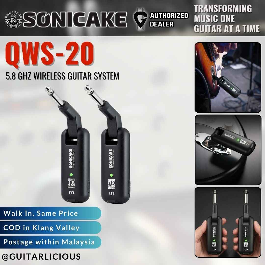 Sonicake 5.8 GHz Wireless Guitar System - QWS-20