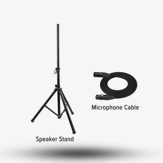 Dynamax PRO121D 12" Active Speaker with USB, Bluetooth and 2 x Handheld Microphone