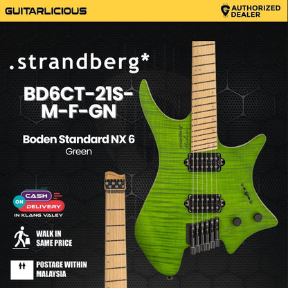 Strandberg Boden Standard NX 6 Green Electric Guitar