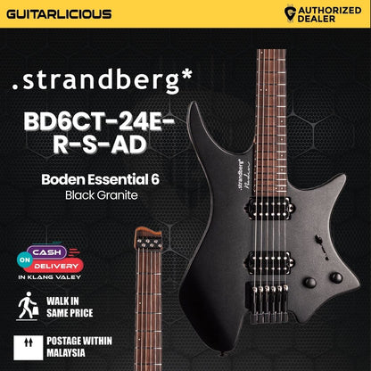 Strandberg Boden Essential 6 Black Granite Electric Guitar