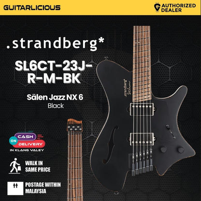 Strandberg Sälen Jazz NX 6 Black Electric Guitar