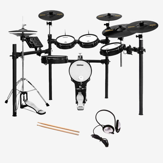 Sudoku Lucas 10SH Gen3 Series Full Mesh Electronic Drum Set With Accessories ( LUCAS10S / Lucas-10S )