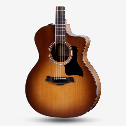 Taylor 114ce Grand Auditorium Acoustic Guitar w/Bag, Sunburst Top ( 114-CE / 114CE-SB-WAL )