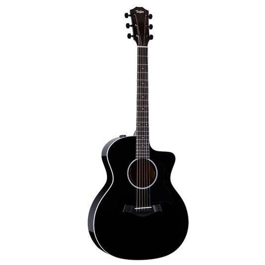 Taylor 212ce-N BLK Plus LTD Acoustic-Electric Guitar, Black (PRE-ORDER)