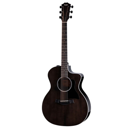 Taylor 214ce Deluxe Grand Auditorium Acoustic Guitar, Trans Grey Top (PRE-ORDER)