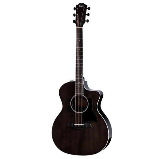 Taylor 214ce Deluxe Grand Auditorium Acoustic Guitar, Trans Grey Top (PRE-ORDER)