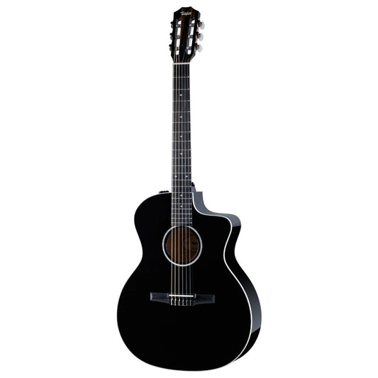 Taylor 214ce Deluxe Grand Auditorium Acoustic Guitar w/Case, Black (PRE-ORDER)