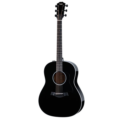 Taylor 217e-BLK Plus Grand Pacific Acoustic Guitar w/Case, Black
