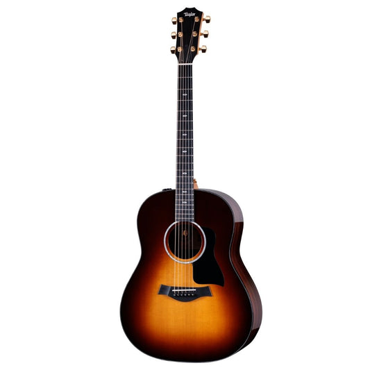 Taylor 50th Anniversary 217e-SB Plus LTD Acoustic Guitar w/Case, Sunburst Top