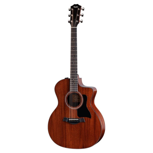 Taylor 224ce Special Edition Mahogany/Sapele Acoustic Guitar w/Bag, Blackwood Stain