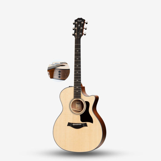 Taylor 314ce V-Class Grand Auditorium with Cutaway Acoustic-Electric Guitar with Bag ( 314-CE / 314CEV / 314CE-V )