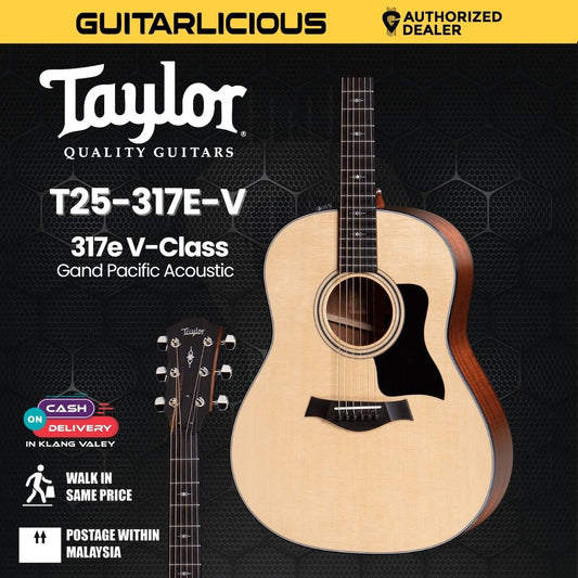 Taylor 317e V-Class Gand Pacific Acoustic Guitar w/Case
