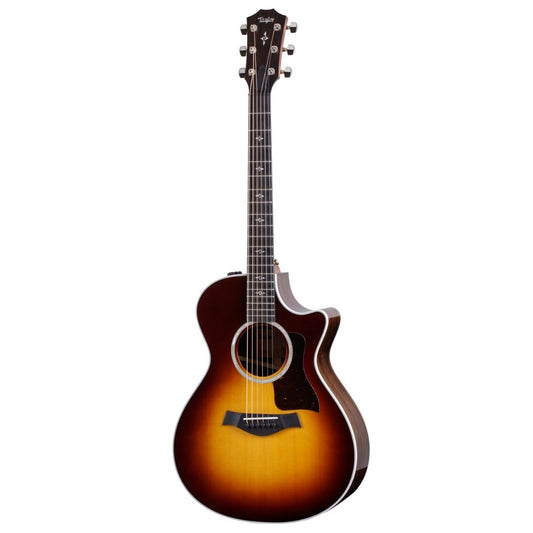Taylor 412ce-R 12-Fret LTD V-Class Grand Concert Acoustic Guitar w/Case, Sunburst Top