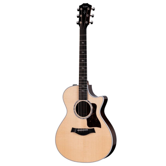 Taylor 412ce-R Grand Concert Acoustic Guitar w/Case, Natural Top