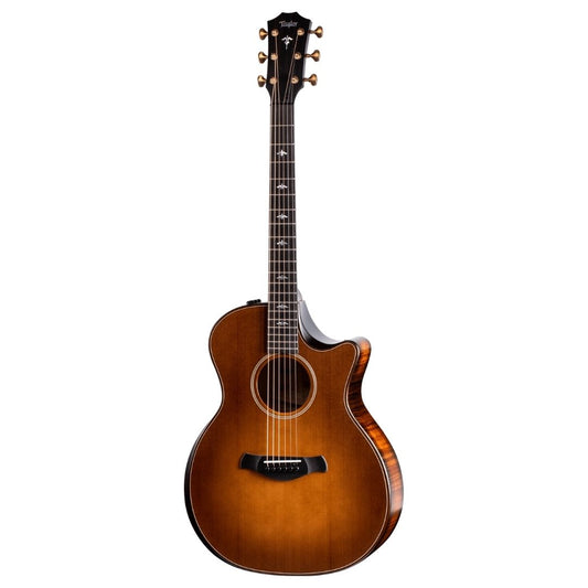 Taylor Builders Edition 614ce V-Class Grand Auditorium Acoustic Guitar w/Case, Wild Honey Burst Top