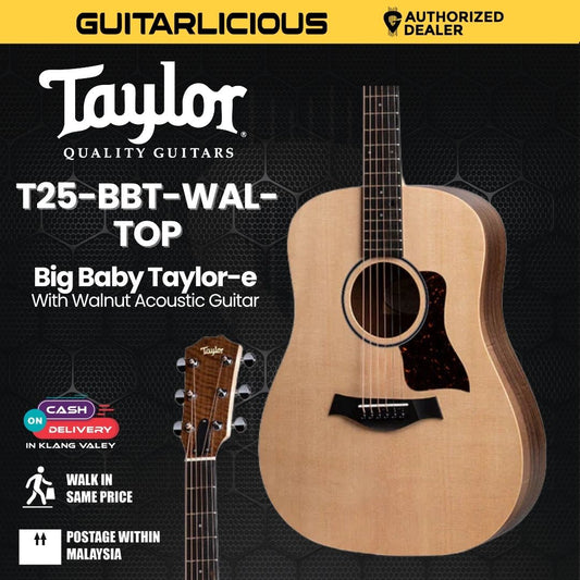 Taylor Big Baby Taylor Acoustic Guitar With Walnut Top & Bag