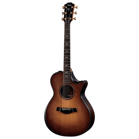 Taylor Builder's Edition 912Ce V-Class Grand Concert Acoustic Guitar w/Case, Wild Honey Burst Top