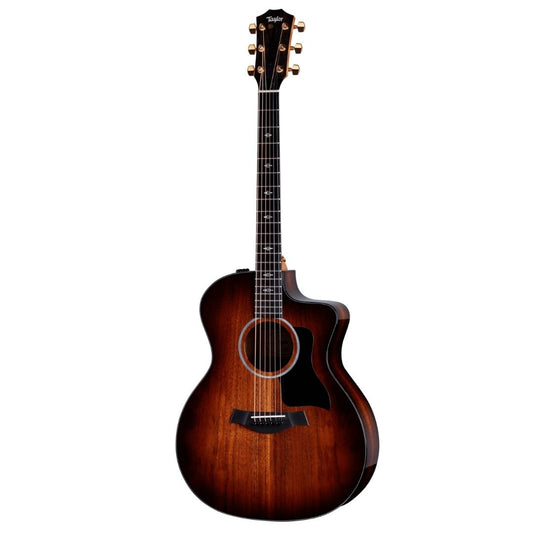 Taylor Custom 224ce-K All-Koa Deluxe Grand Auditorium Acoustic Guitar w/Case