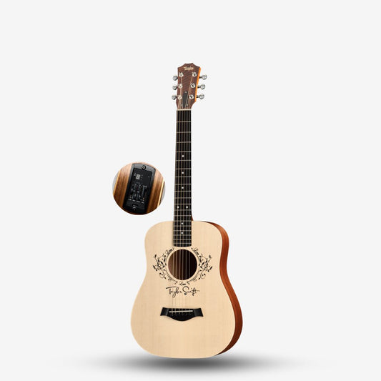 Taylor Swift Signature TAYLOR Baby Taylor-E 3/4 Mini Acoustic Guitar with PIckup with Bag ( Swifties / TS-BTE )