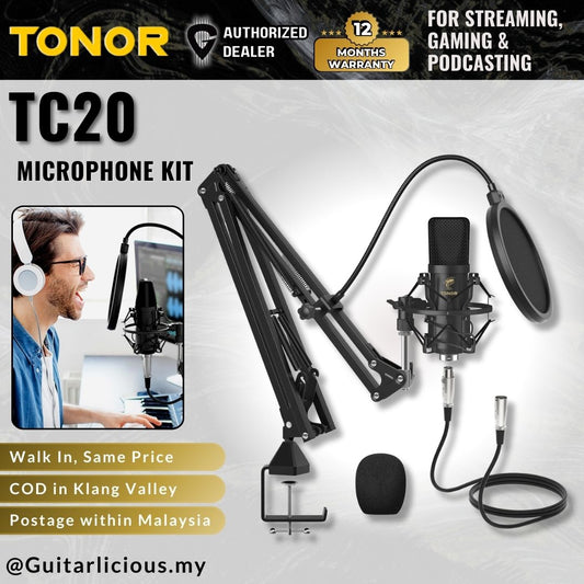 TONOR TC20 XLR Condenser Microphone Kit ( TC 20 / TC-20 )