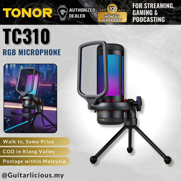 TONOR TC310 Gaming Mic, Quick Mute, Gain Control, for Podcasting, Recording, Computer Desktop Mic - (TC-310 / TC 310 ) - (Website Clearance)