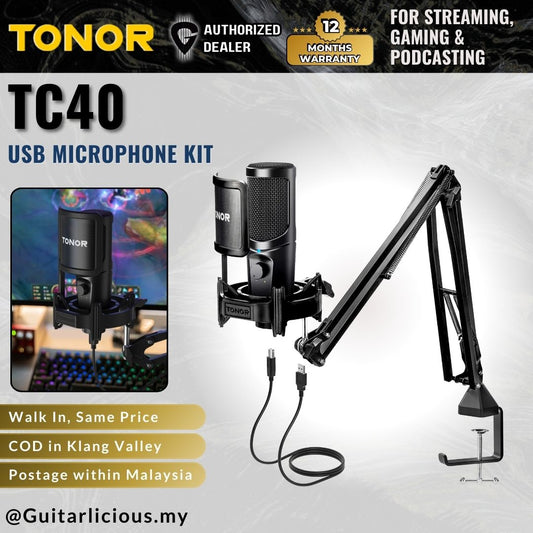 TONOR TC40 USB Microphone for Gaming, Streaming, Podcasting, YouTube Videos ( TC 40 / TC-40 / TC40-USB )