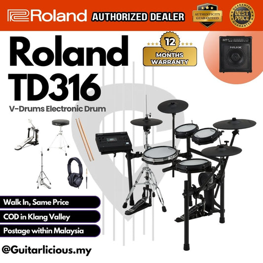Roland V-Drums TD316 Electronic Drum Set (TD-316)